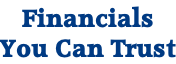 Financials You Can Trust